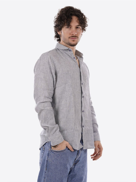 Camicia Gianni Lupo Uomo - Blu