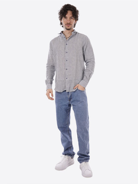 Camicia Gianni Lupo Uomo - Blu