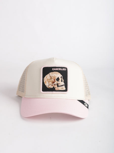 Cappello Goorin the cancelled skull Unisex - Rosa