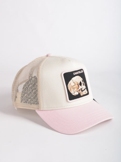 Cappello Goorin the cancelled skull Unisex - Rosa