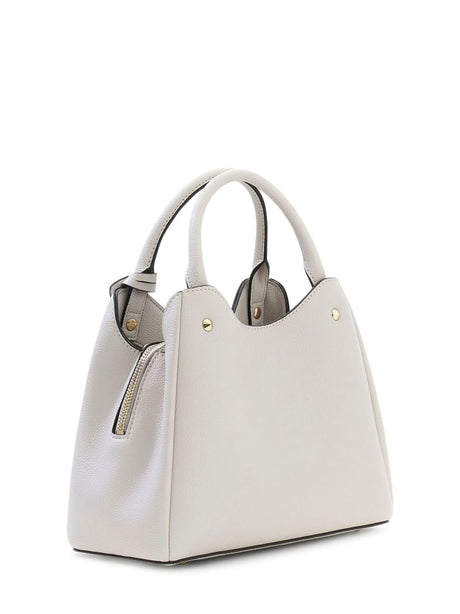 Borsa Guess a mano con logo Meridian Donna - Avorio