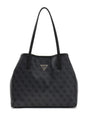 Borsa Guess ECO ERICA 2 COMP SAT - VICTTORIA 2 IN 1 TOTE Donna - Nero