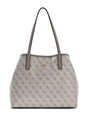 Borsa Guess ECO ERICA 2 COMP SAT - VICTTORIA 2 IN 1 TOTE Donna - Grigio
