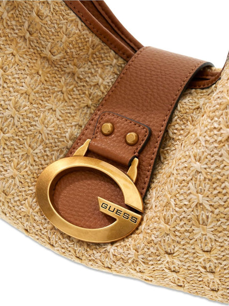 Borsa Guess ZALINA FLAP CLUTCH Donna - Marrone