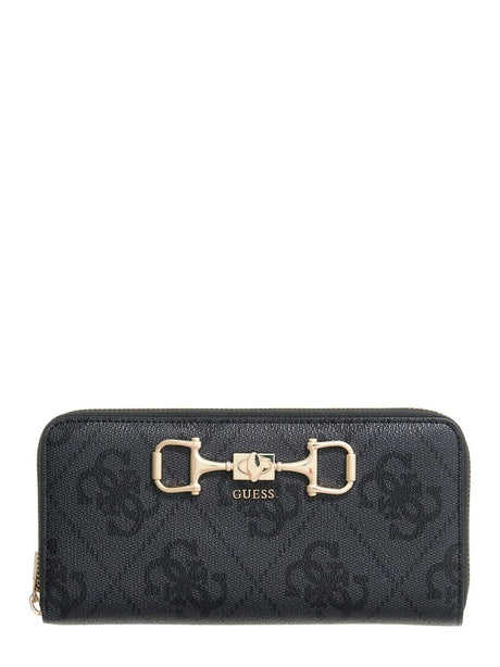 Portafoglio Guess KARNILLA LOGO SLG LR Donna - Nero