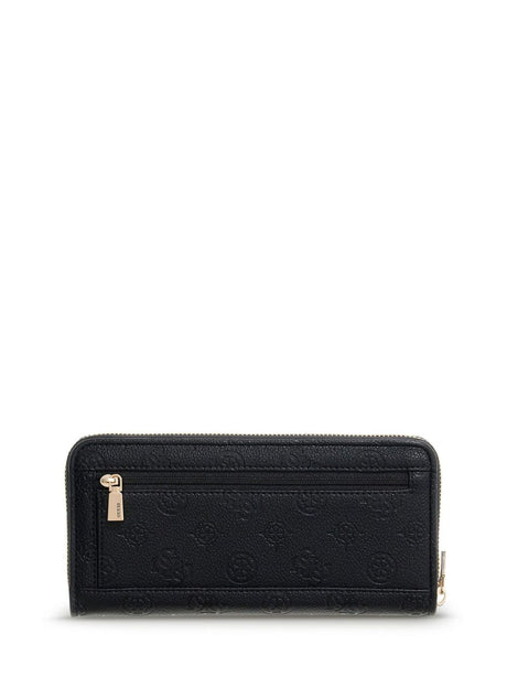 Portafoglio Guess ANISE SLG MEDIUM ZIP Donna - Nero