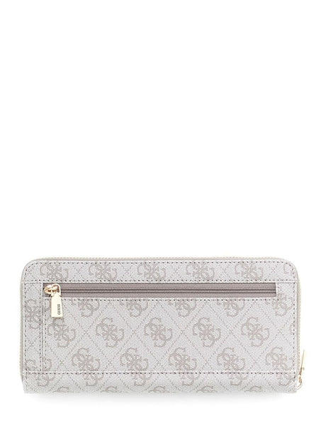 Portafoglio Guess Maxi Laurel 4G logo Donna - Grigio
