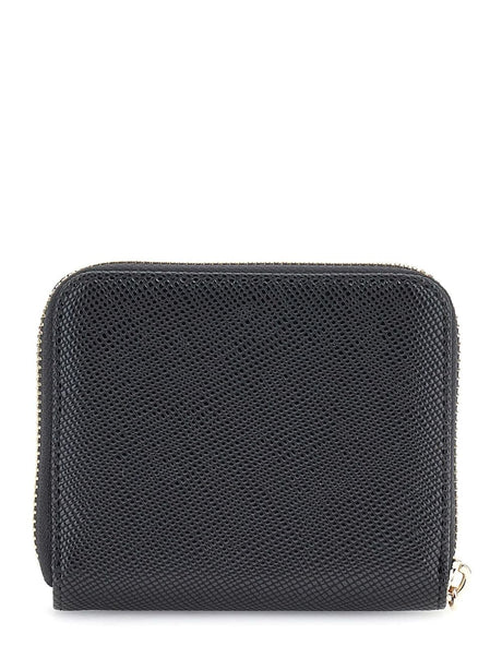 Portafoglio Guess Mini Laurel saffiano Donna - Nero
