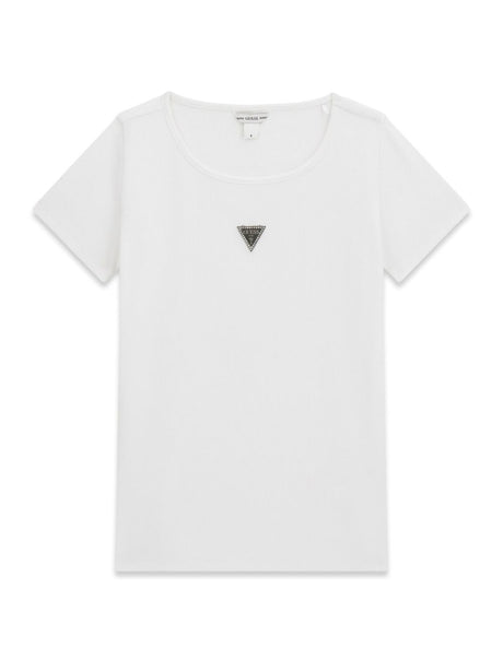 T-shirt Guess KNIT MINIME Bambina - Bianco