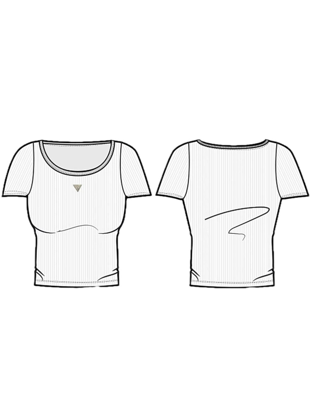 T-shirt Guess KNIT MINIME Bambina - Bianco