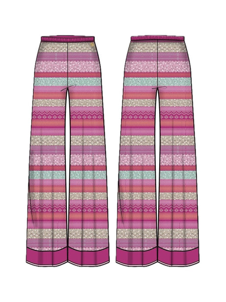 Pantalone Guess palazzo all'uncinetto Bambina - Multicolore