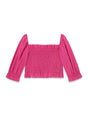 Camicia Guess CREPONNE SS TUBE TOP Bambina - Fuxia