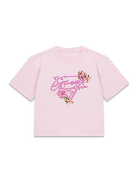 T-shirt Guess Bambina - Rosa
