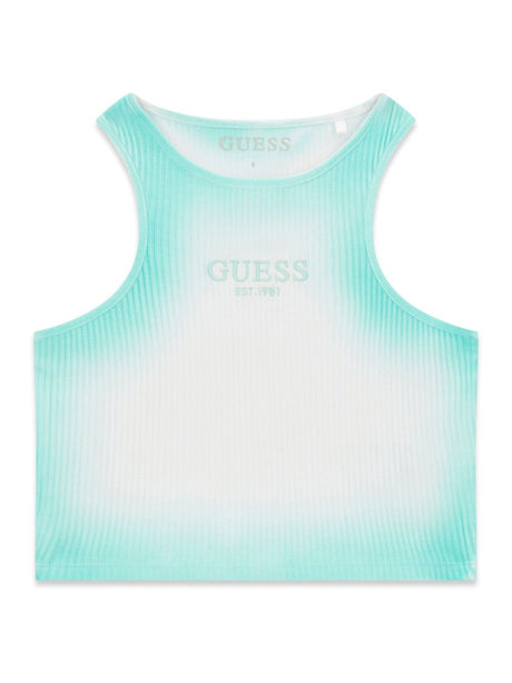T-shirt Guess Bambina - Turchese