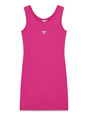 Vestito Guess STRETCH JERSEY TANK midi in misto cotone Bambina - Fuxia