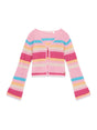 Cardigan Guess all'uncinetto Bambina - Multicolore