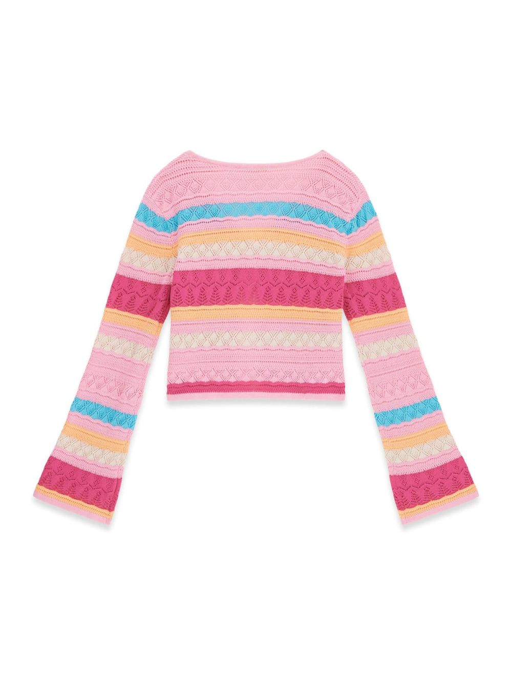 Cardigan Guess all'uncinetto Bambina - Multicolore