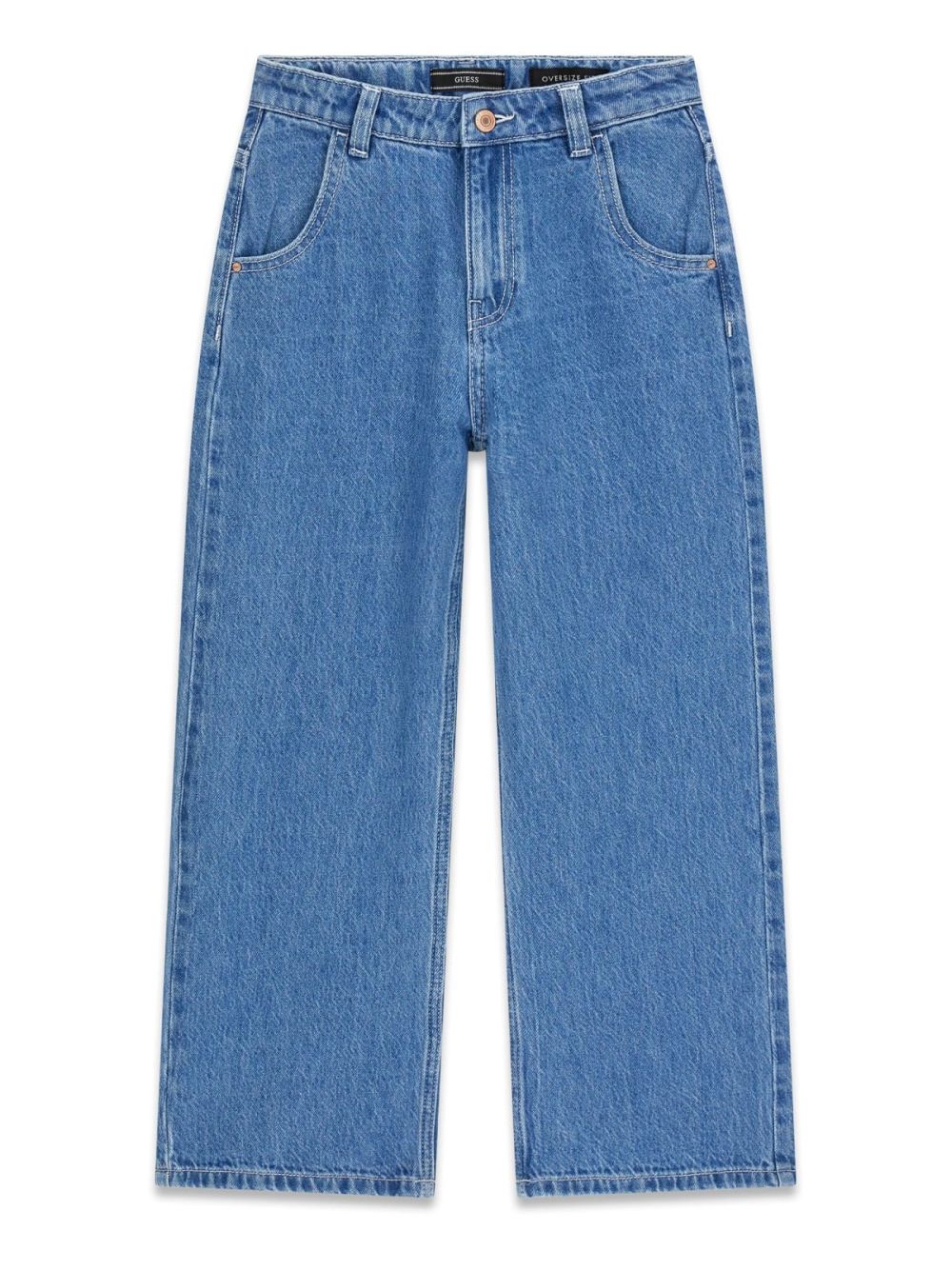 Jeans Guess OVERSIZE RGD DNM W/LASER Bambina - Denim