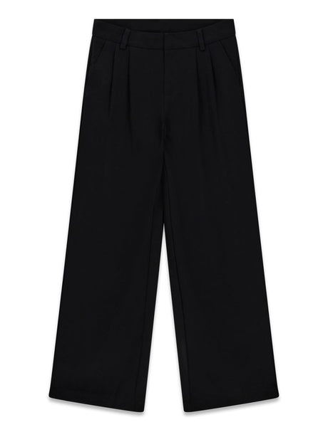 Pantalone Guess TWILL PALAZZO CEREMONY Bambina - Nero
