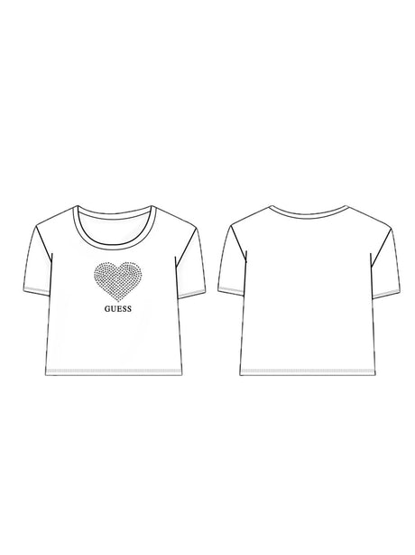 T-shirt Guess MIDI Bambina - Bianco