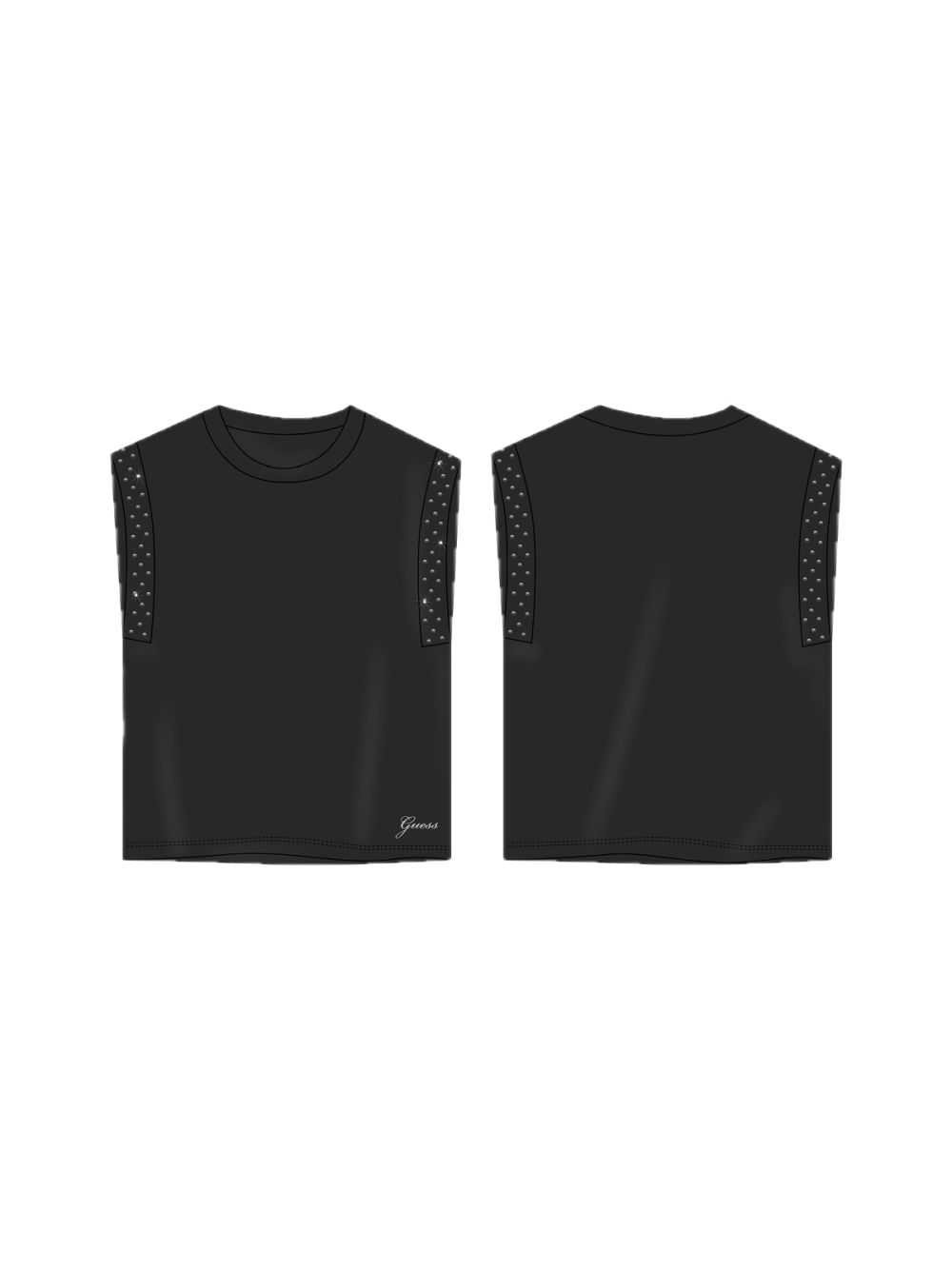 T-shirt Guess Bambina - Nero