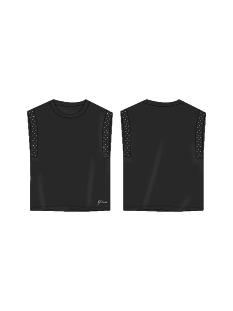 T-shirt Guess Bambina - Nero