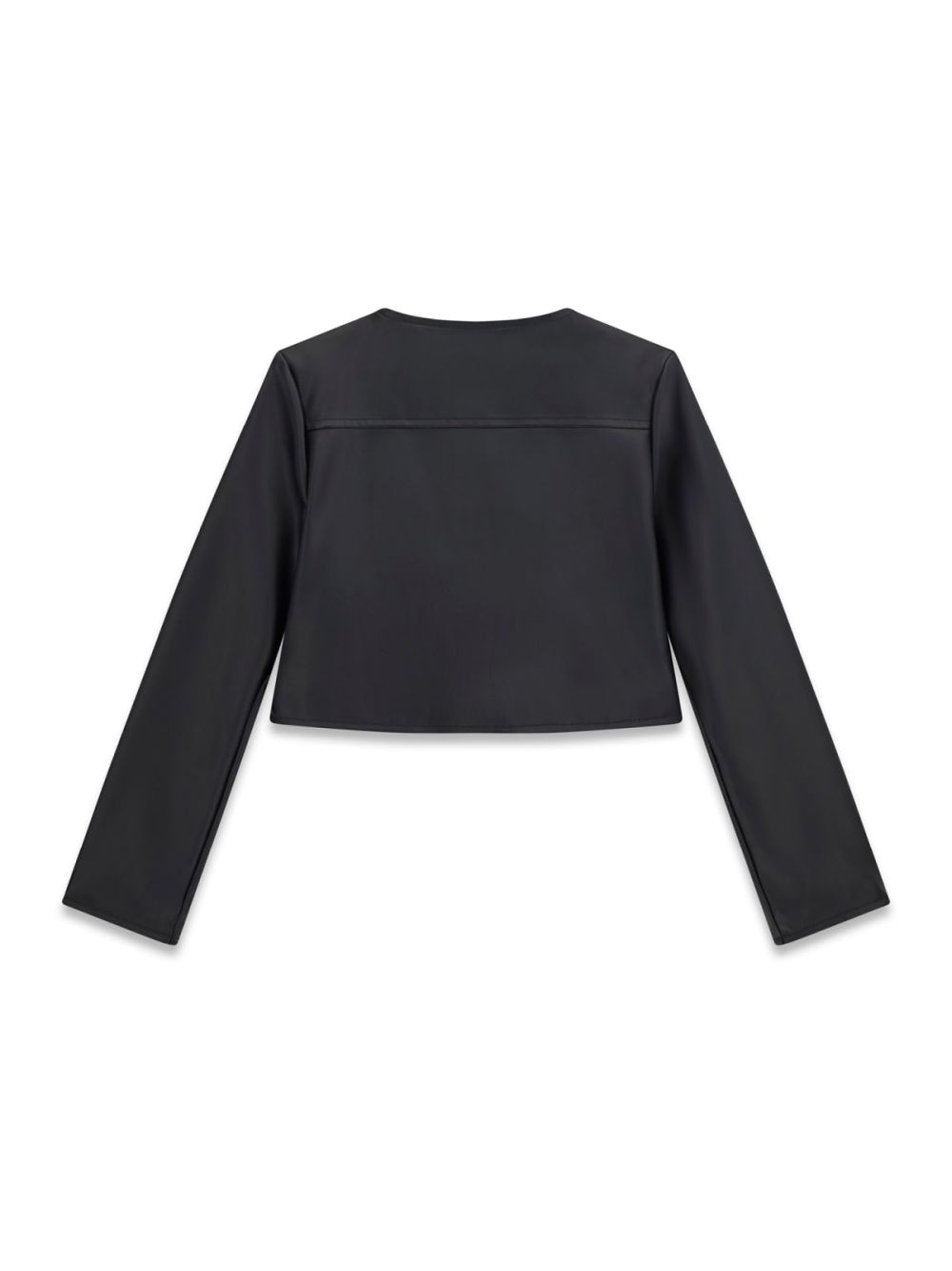 Giubbotto Guess PU CEREMONY similpelle cropped Bambina - Nero
