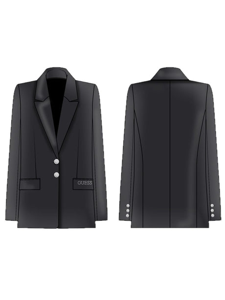 Giacca Guess TWILL LS BLAZER CEREMONY Bambina - Nero