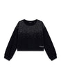 Felpa Guess LS ACTIVE W/ZIP Bambina - Nero