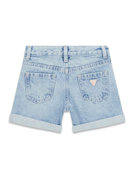 Shorts Guess ricamati Bambina - Denim