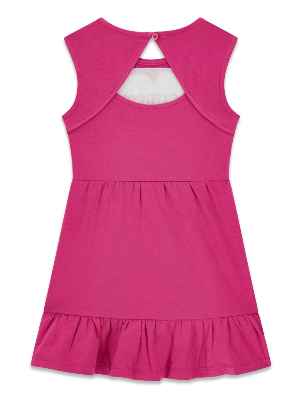 Vestito Guess cuore di paillettes Bambina - Fuxia