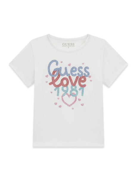 T-shirt Guess Bambina - Bianco