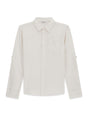 Camicia Guess VISCOSE LINEN ADJ Bambino - Bianco