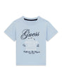 T-shirt Guess con logo stampato Bambino - Celeste