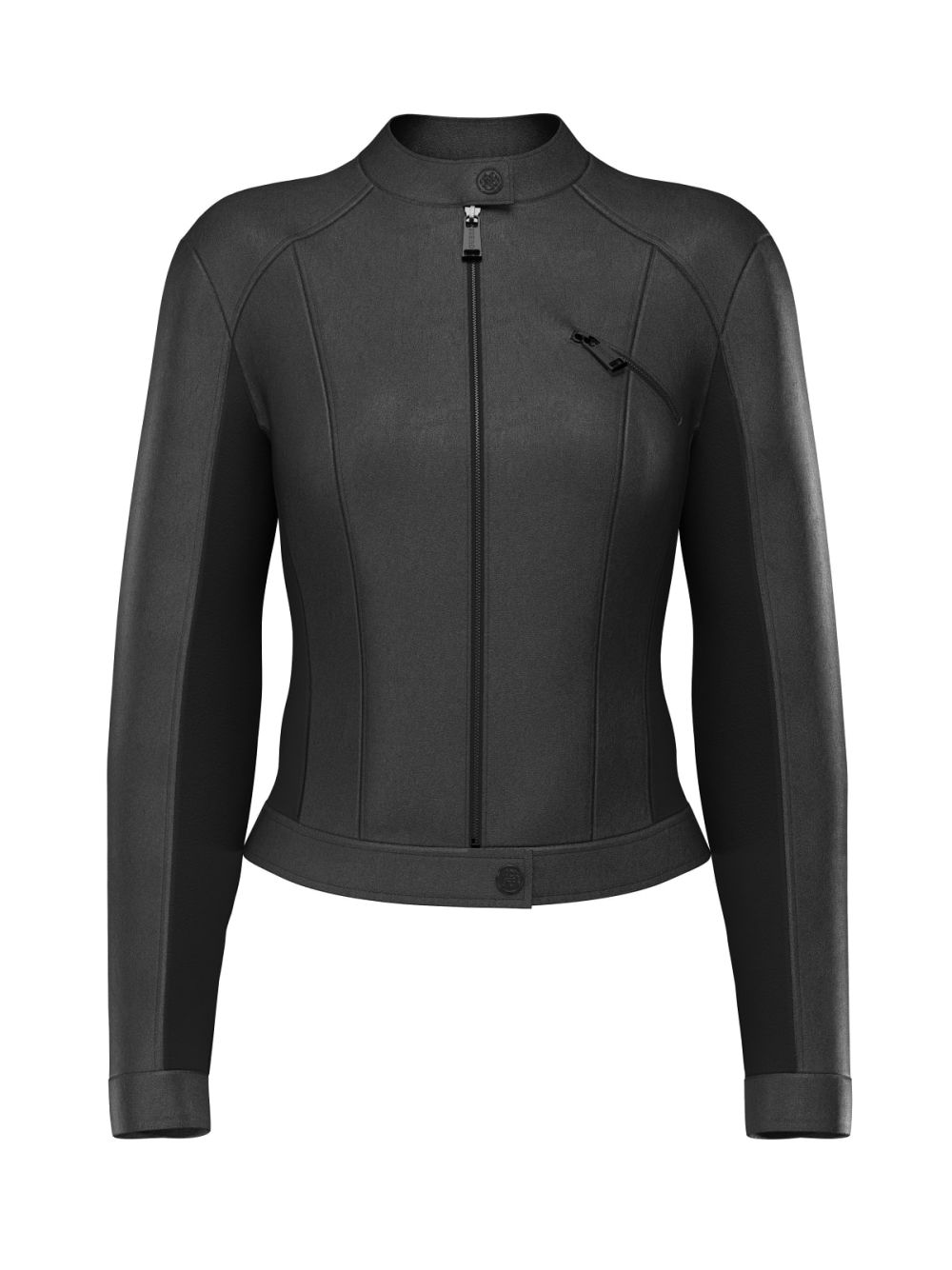 Giubbotto Guess NEW FIAMMETTA biker in finta pelle Donna - Nero