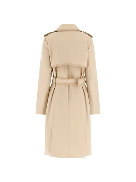 Giubbotto Guess JENNY PU DETAILS TRENCH Donna - Beige