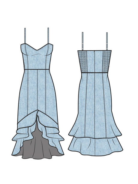 Vestito Guess SL MARINA Donna - Blu