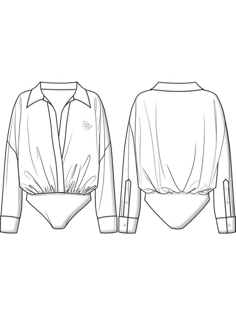 Camicia Guess LS CARMELA BODY Donna - Bianco