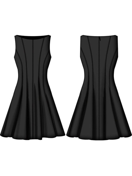 Vestito Guess Mini svasato Donna - Nero