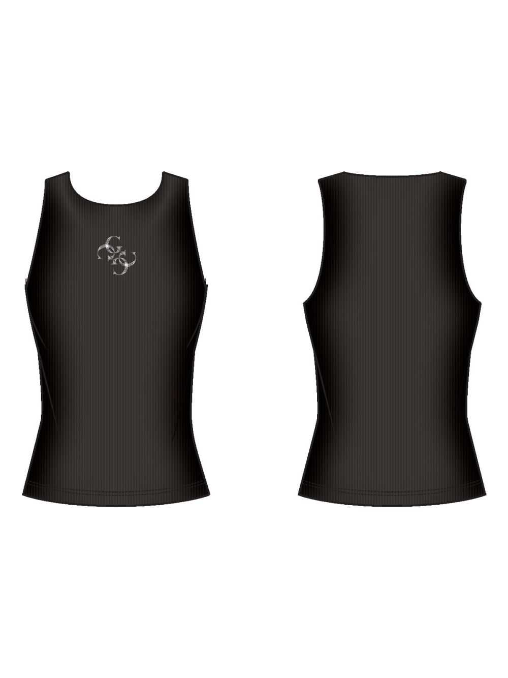 Canottiera Guess SL ROUND NK GUENDALINA TOP Donna - Nero
