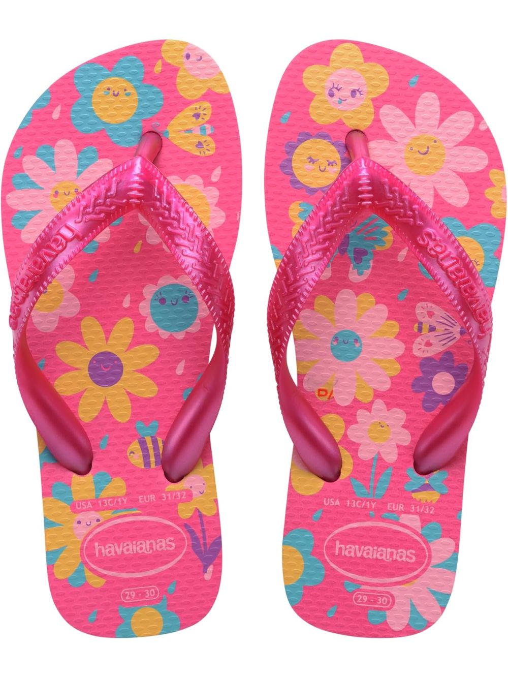 Infradito Havaianas KIDS FLORES Unisex Bambino - Rosa