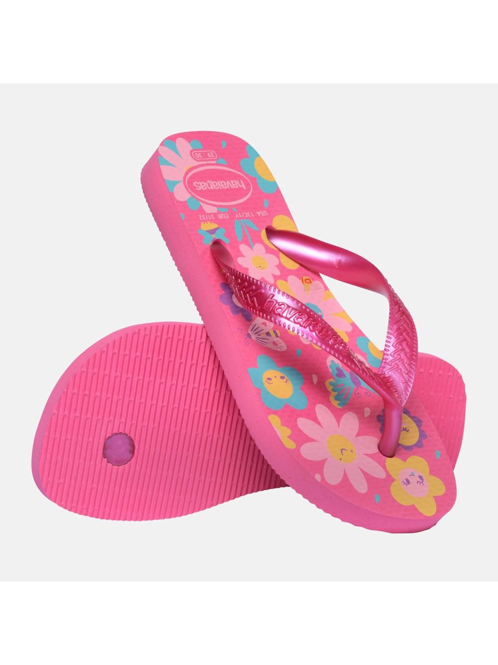 Infradito Havaianas KIDS FLORES Unisex Bambino - Rosa
