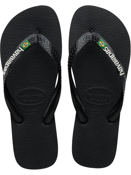 Infradito Havaianas BRASIL LOGO Uomo - Nero
