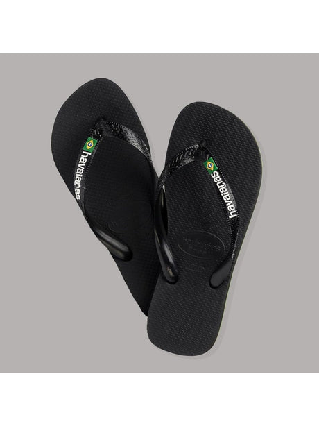 Infradito Havaianas BRASIL LOGO Uomo - Nero
