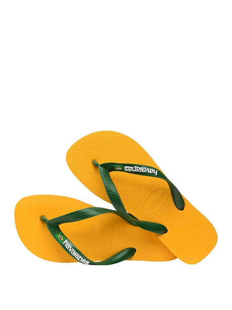 Infradito Havaianas BRASIL LOGO Uomo - Giallo
