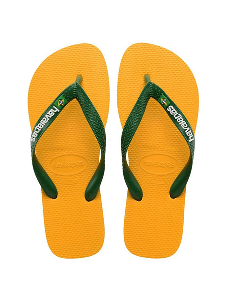 Infradito Havaianas BRASIL LOGO Uomo - Giallo