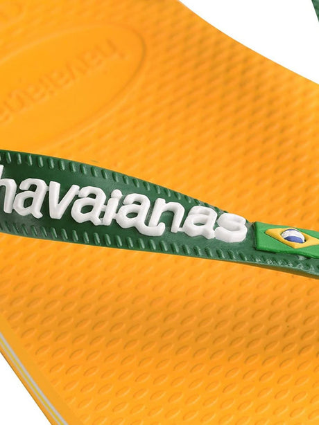 Infradito Havaianas BRASIL LOGO Uomo - Giallo
