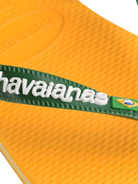 Infradito Havaianas BRASIL LOGO Uomo - Giallo