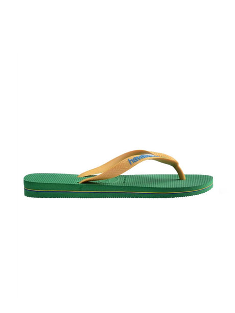 Infradito Havaianas BRASIL LOGO Uomo - Verde