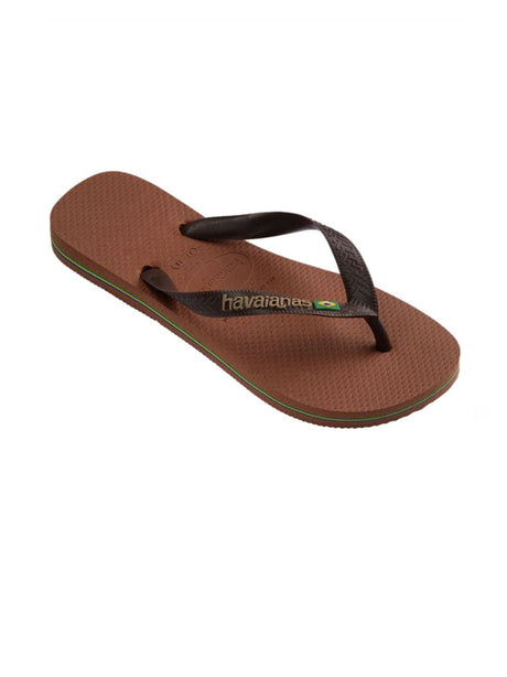 Infradito Havaianas BRASIL LOGO Uomo - Marrone